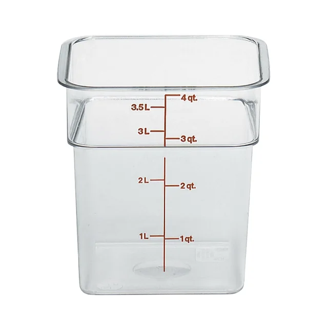 Cambro Camwear Contenedor Policarbonato 3,8 l 185x185x187 mm