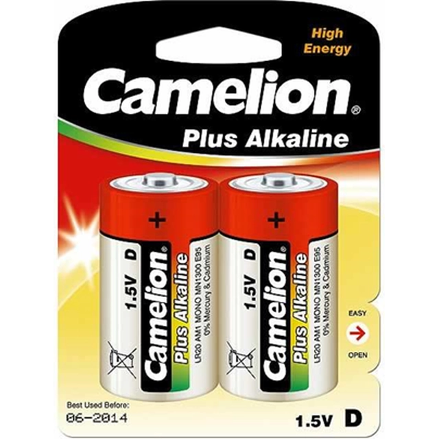 Camelion Battery Plus D / R20 2 pcs.