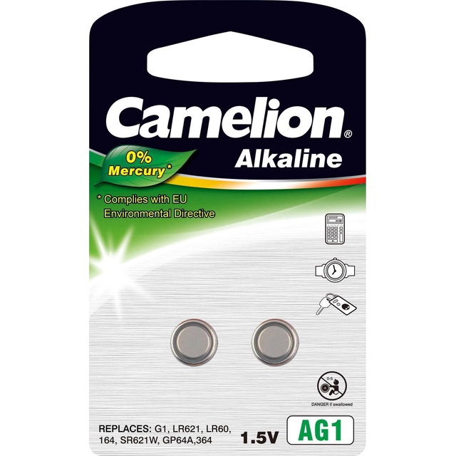 Camelion Buttoncell baterija LR60 2 gab.