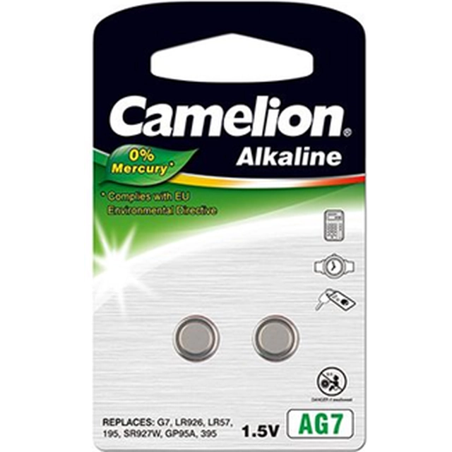 Camelion Buttoncell batteri LR57 2 stk.