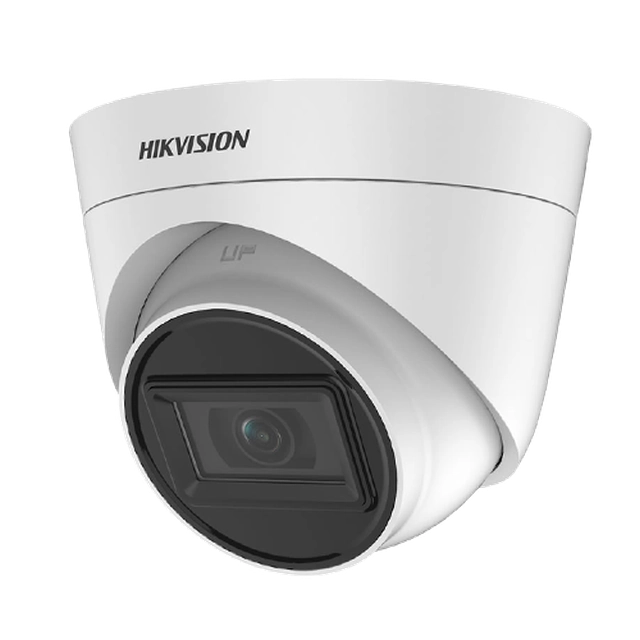 Câmera Analógica HD 5 Megapixels, lente 2.8mm, IR 40m, DWDR, fonte de alimentação PoC - HIKVISION DS-2CE78H0T-IT3E-2.8mm