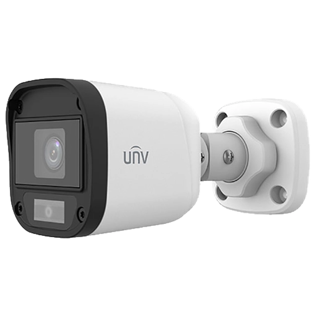 Caméra de surveillance analogique extérieure 2MP, objectif 2.8mm, WL 20m, IP67, ColourHunter - UNV UAC-B112-F28-W