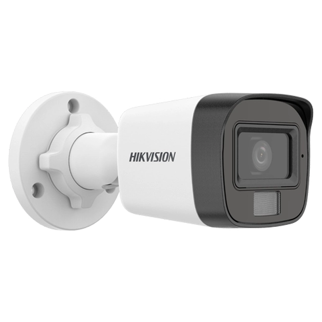 Caméra de surveillance double lumière 5MP, objectif 3.6mm, IR 25m, WL 20m, Microphone - Hikvision - DS-2CE16K0T-LPFS-3.6mm