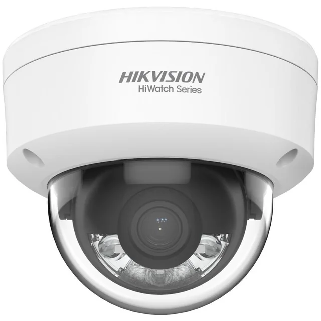 Caméra de surveillance IP 4MP, ColorVu, objectif fixe 2.8mm, lumière blanche 30m, PoE - Hikvision HiWatch HWI-D149HA(2.8mm)