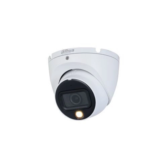 Câmera de vigilância 2MP, lente 2.8mm, IR 20m, microfone, IP67, - Dahua - HAC-HDW1200TLM-IL-A-0280B-S6