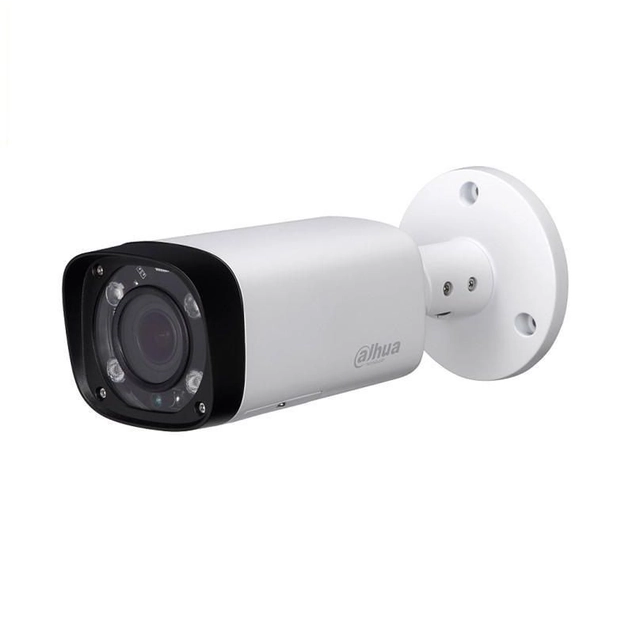 Câmera de vigilância externa Dahua HAC-HFW1220R-VF-IRE6, 2MP, lente 2.7~13.5 mm, IR 60m