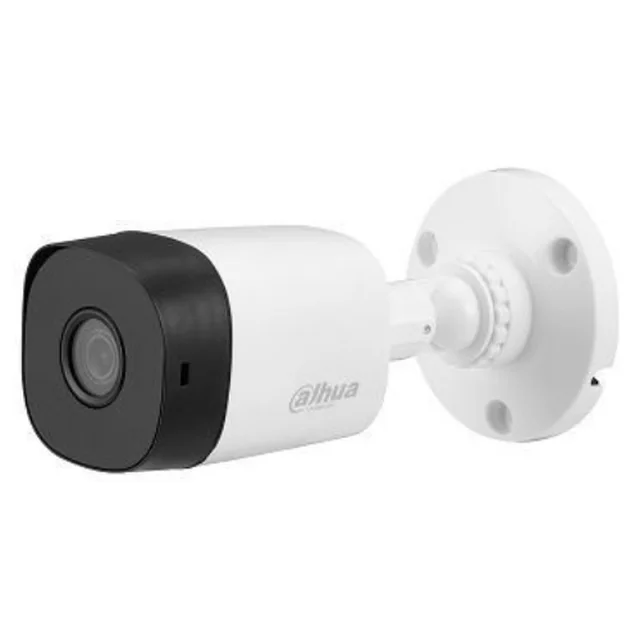 Câmera de vigilância externa, lente 2MP, Dahua HAC-B1A21-0360B, 3.6mm, IR 20m