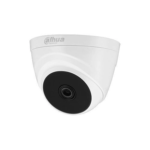 Câmera de vigilância interna, lente 2MP, Dahua DH-HAC-T1A21-0280B, 2.8mm, IR 20m