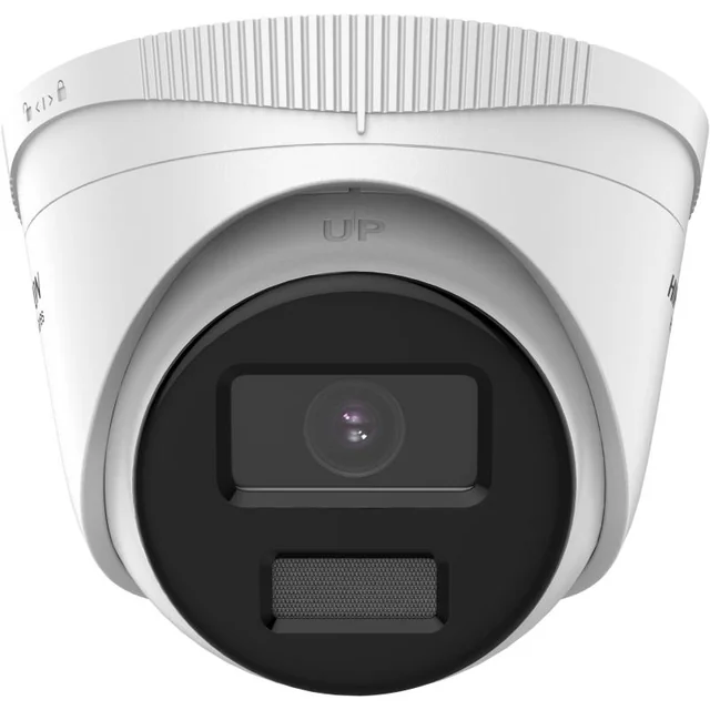 Câmera de vigilância IP 4MP, lente fixa 2.8mm, ColorVU, luz branca 30m, PoE - Hikvision HiWatch HWI-T249HA(2.8mm)