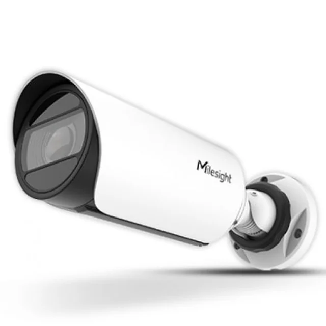 Câmera de vigilância IP 5MP IR 50M lente 2.7-13.5mm Cartão PoE Tecnologia Milesight - MS-C5364-FPE