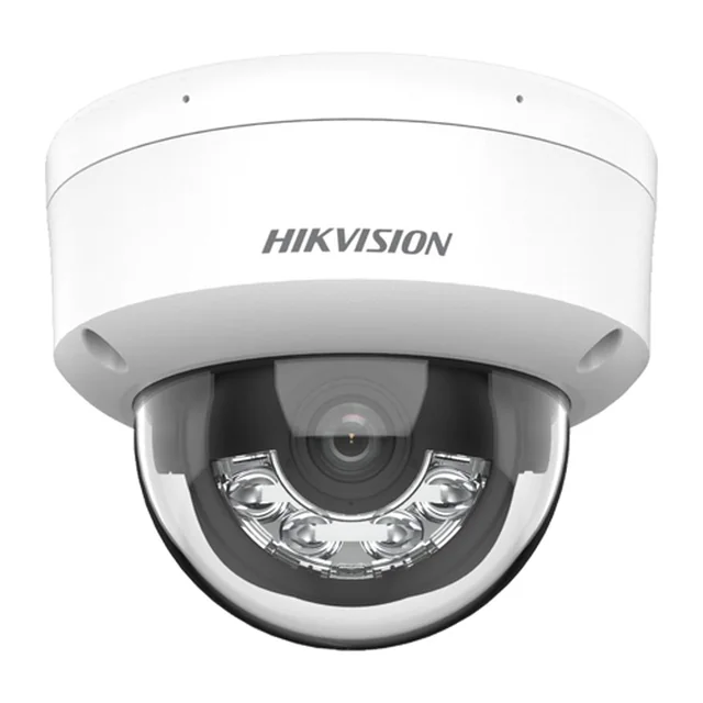 Câmera de vigilância IP 8MP Dual Light IR 30m WL 30m Microfone Hikvision PoE - DS-2CD1183G2-LIUF-2.8mm