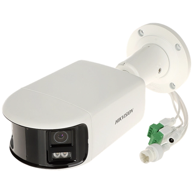 Câmera de vigilância IP, 8MP, Vista panorâmica, WL 40m, Áudio - Hikvision DS-2CD2T87G2P-LSU-SL-4mm