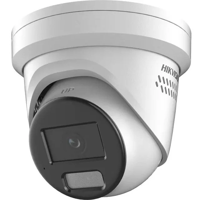 Câmera de vigilância IP AcuSense DarkFighter 2 MP, IR 30 m, 2.8 mm, microfone, slot para cartão, PoE Hikvision DS-2CD2326G2-IU28C