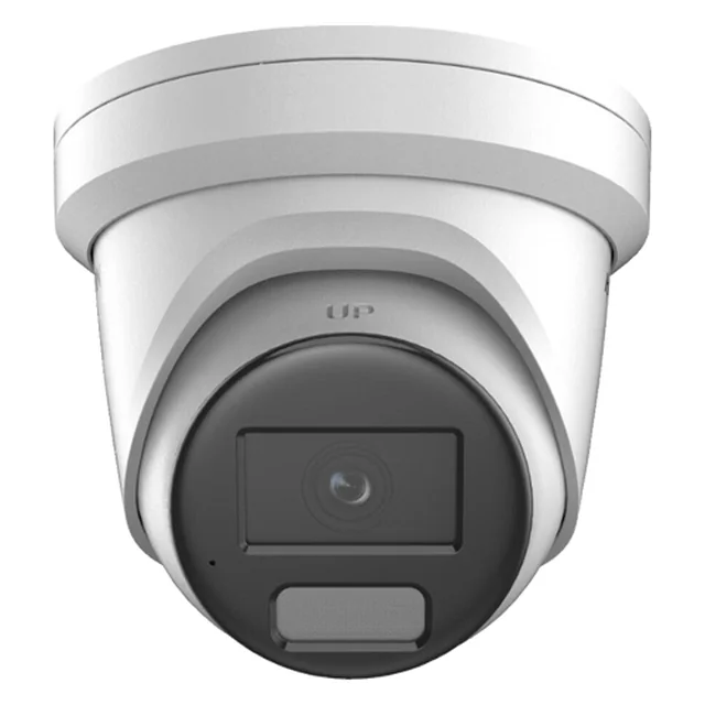 Câmera de vigilância IP ColorVu 8MP lente 2.8mm Luz dupla IR 30m Luz branca 30m Alarme de áudio PoE HIKVISION DS-2CD2387G2H-LISU-SL-2.8mm