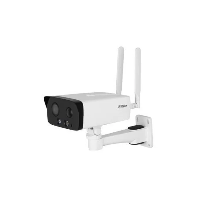 Câmera de vigilância IP Dual Light 4MP lente 3.6mm IR 50m WL 30m AI WizSense - Dahua - IPC-HFW3441DG-AS-4G-NL668EAU-B-0