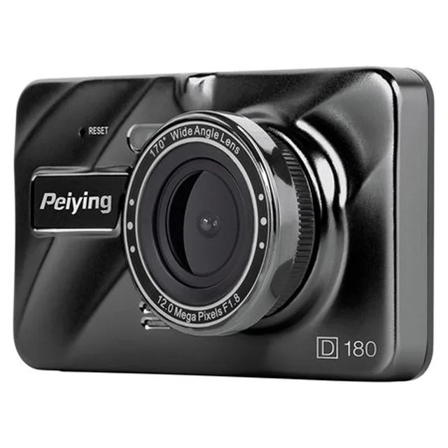 Câmera do carro, resolução FULL HD, cartão SD, microfone, lente 130 grau Peiying Basic PY-DVR011