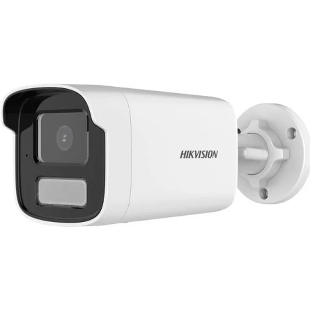 Câmera IP 4MP, Luz híbrida inteligente, IR 50m, Luz branca 50m, lente 4mm, Slot para cartão, microfone, PoE - Hikvision DS-2CD1T43G2-LIUF(4mm)