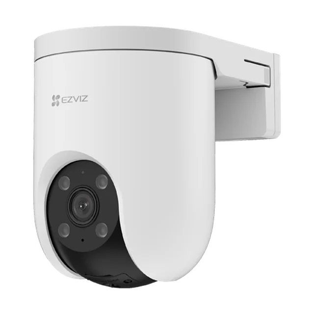 Caméra IP PT EZVIZ, 8MP, Wi-Fi, objectif 4mm, Audio bidirectionnel, IR 30m, Carte SD, Couleur 24/7 - CS-H8c-8MP