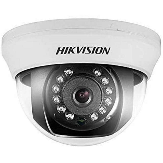 Camera supraveghere, 5 Megapixeli 2.8mm IR 20 m, Hikvision Turbo HD dome DS-2CE56H0T-IRMMF