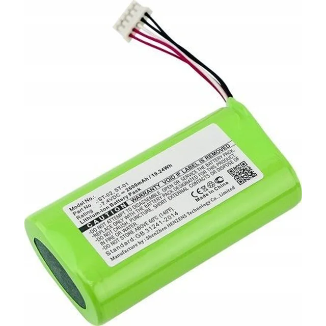 Cameron Sino Type de batterie Rechargeable St-01 St01 pour haut-parleur Sony Srs-x3 Srs-xb2 Srs-xb20 / Cs-srx310sl