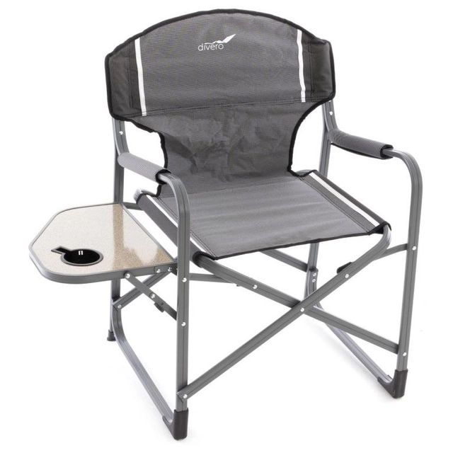 Camping chair with table and handle - 2 pieces