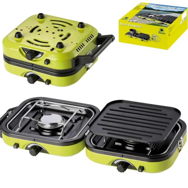 Camping stove DUAL COMPACT + GRILL