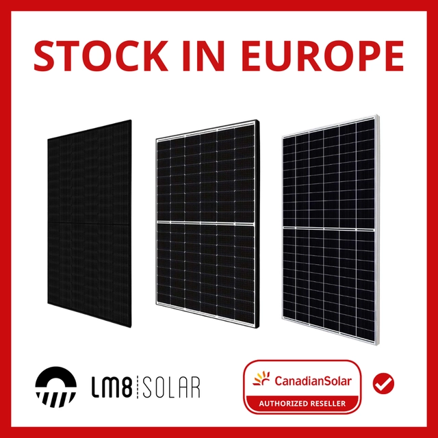 Canadian Solar 550W Bifacial, compre painéis solares na Europa
