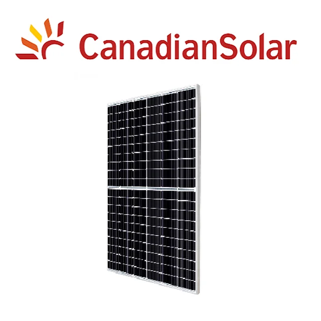 Canadian Solar CS6R 410 W fekete keretes konténer