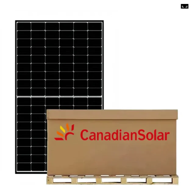 Canadian Solar CS6R-425T juodas rėmelis