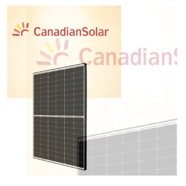 Canadian Solar CS6R-430T juodas rėmelis