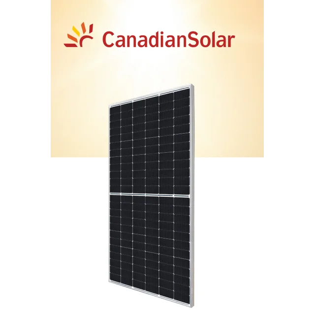 Canadian Solar CS6R-MS 440-T JUODAS RĖMAS