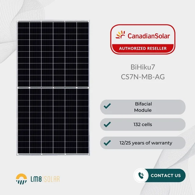 Canadian Solar CS7N 655W Bifacial