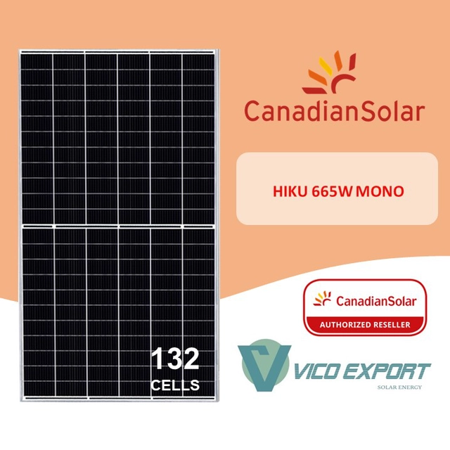 Canadian Solar CS7N-665MS // Canadian Solar 665W Панель сонячних батарей