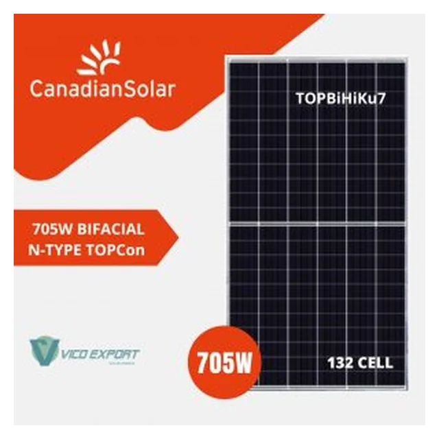 Canadian Solar CS7N-690MS // Canadian Solar 690W Panou solar