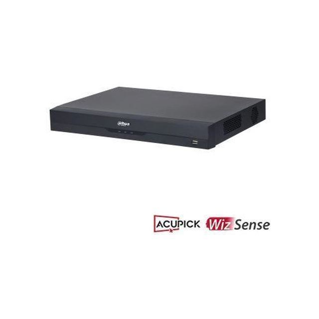 Canais NVR 32, WizSense, máx. 384 Mbps, 2HDD, AI - Dahua NVR5232-EI