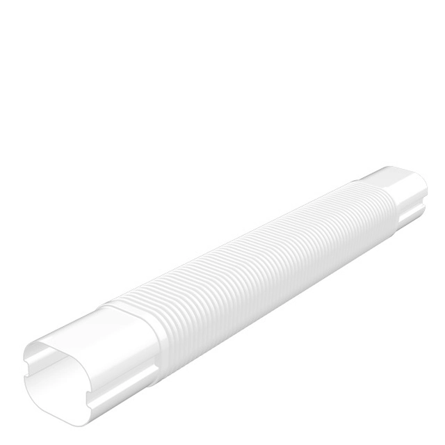 Canal flexible para tubos de aire acondicionado Tecnosystemi, New-Line MF72-EXC 520x72x64 blanco