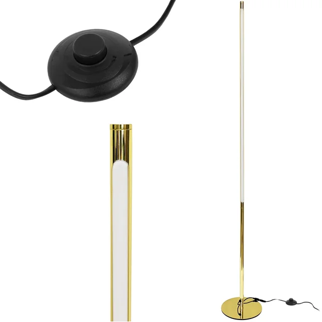 Candeeiro de pé LED APP1416-F Dourado