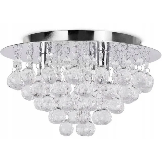 Candeeiro de Teto Glamour Plafond Cristal 392179