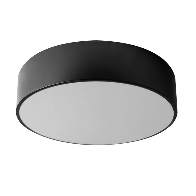 Candeeiro Plafond 30cm Teto Redondo app640-3c Preto