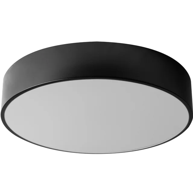 Candeeiro Plafond 50cm Teto Redondo app644-4c Preto