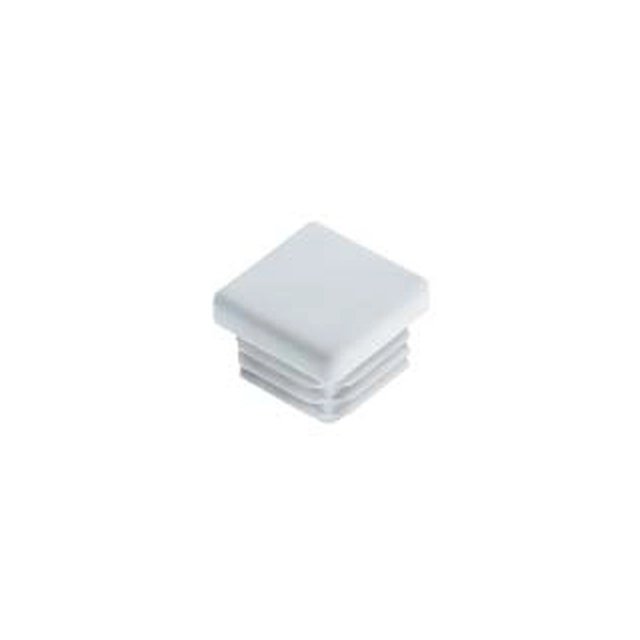 cap 20x20 0.8-2.5mm steel white polished