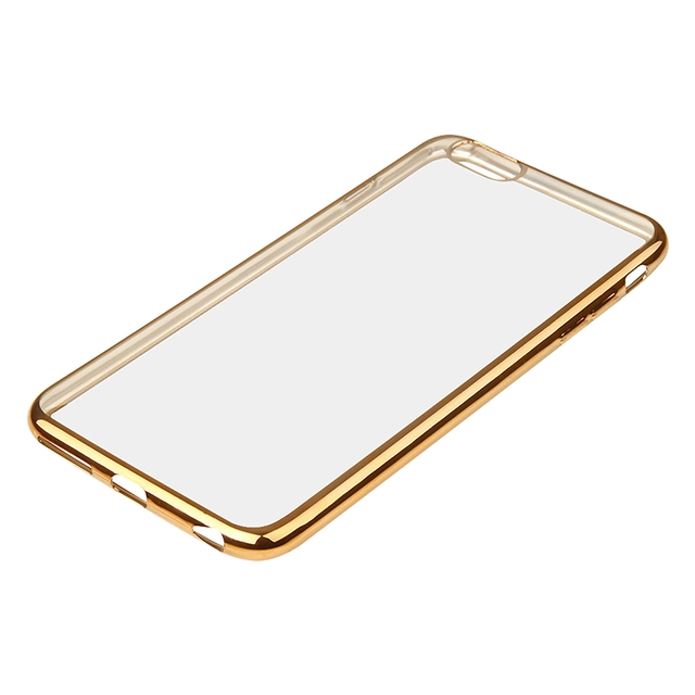 capa para iPhone 6 6s Plus dourado "E"