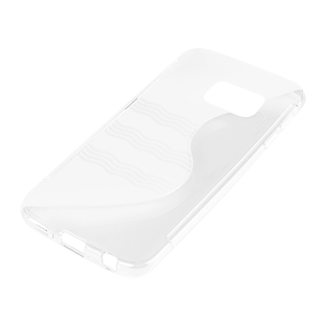 Capa Samsung Galaxy S6 Edge transparente "S"