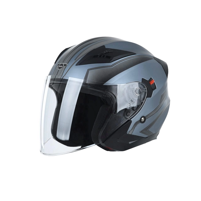 Capacete protetor para moto scooter HECHT 52627, Material ABS, design moderno, tamanho M