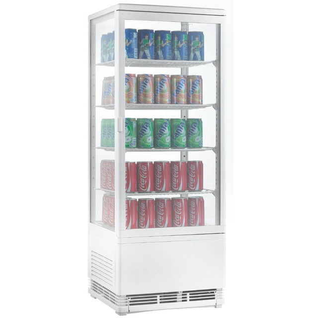 Capacidad de la vitrina de refrigeración 98l Amitek blanco Ak98eb