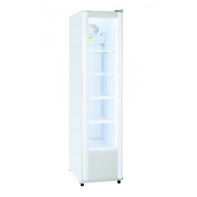 Capacidad vitrina refrigerada 300l INVEST HORECA RC300WM BLANCO