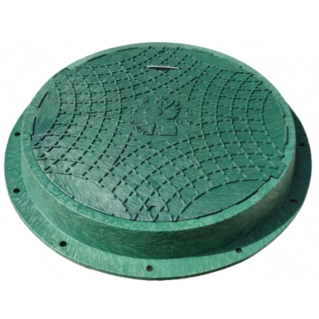 Capacul trapei pentru fosa septică5Ton 60cm WL-60/80ZA50 verde