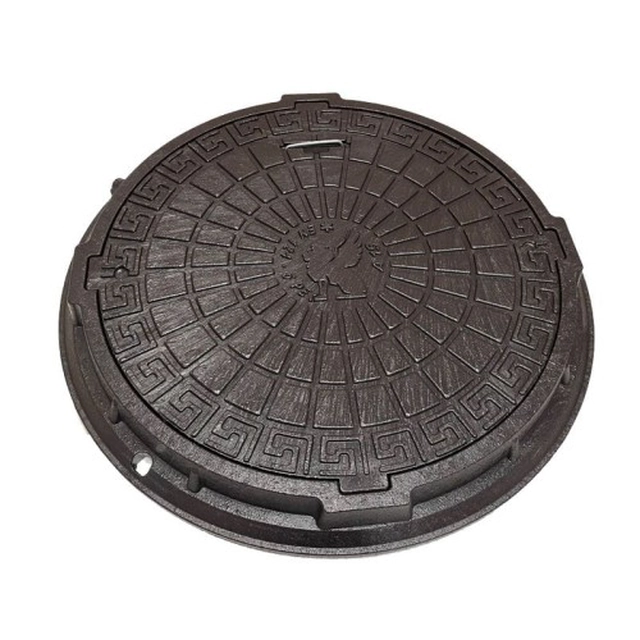 Capacul trapei pentru fosa septică60cm WL-60/75 BP negru