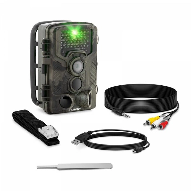 Capcană pentru cameră - 8 MP - Full HD - 42 LED IR - 20 m - 0,3 s - 3G STAMONY 10240005 ST-HC-8000G