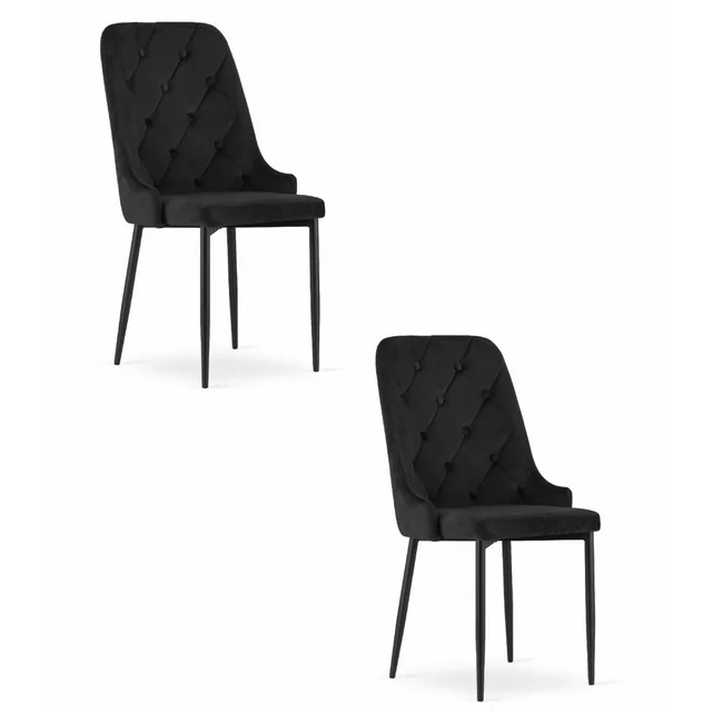 CAPRI chair - black x 2